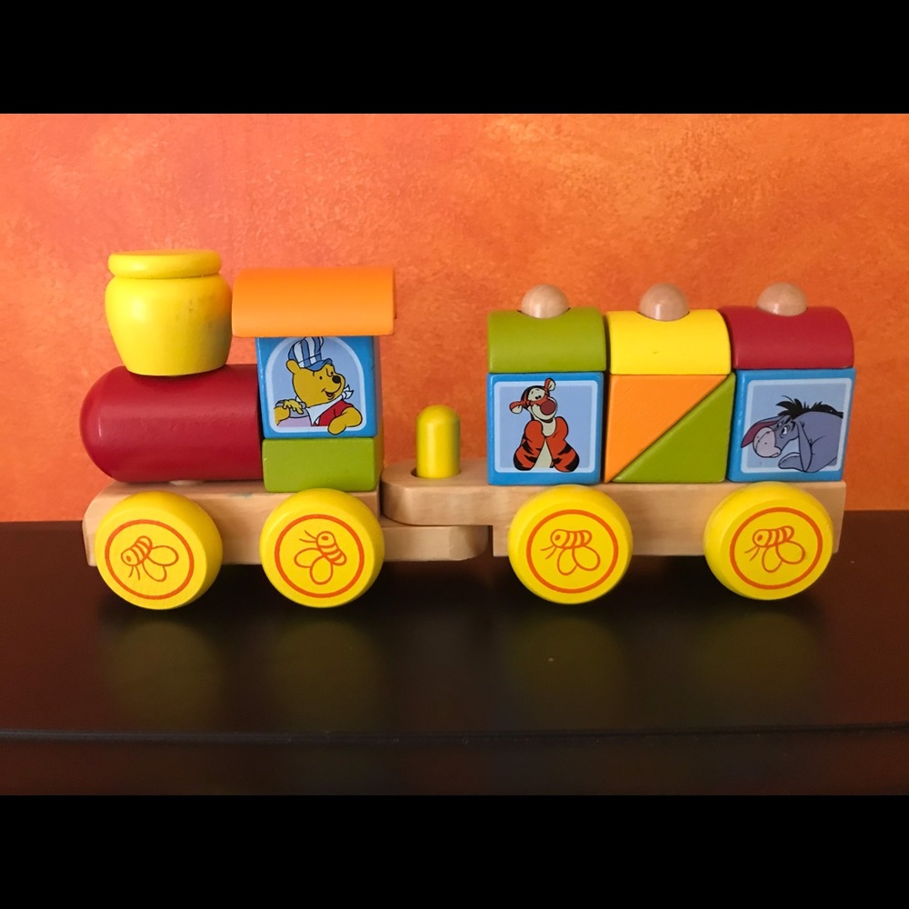 Disney / Winnie The Pooh wooden stacking Train